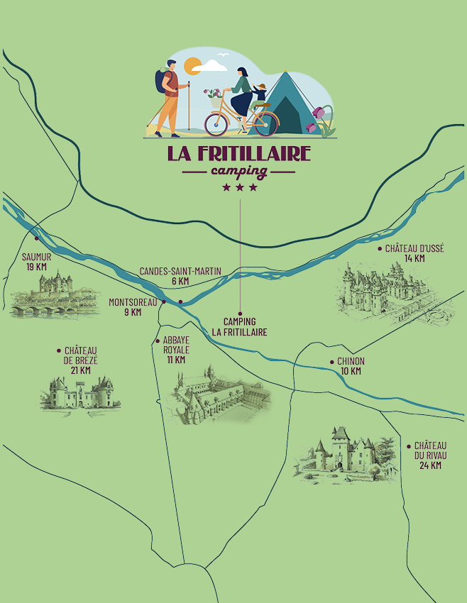 carte camping la fritillaire