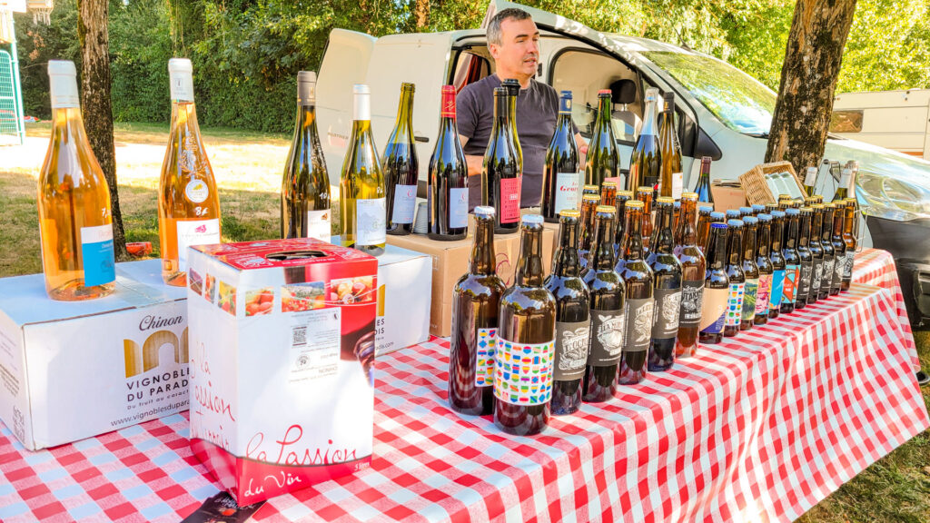 dégustation vins vignerons locaux camping la fritillaire