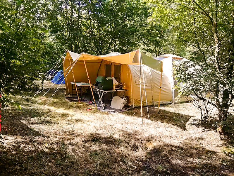 emplacement nature camping fritillaire