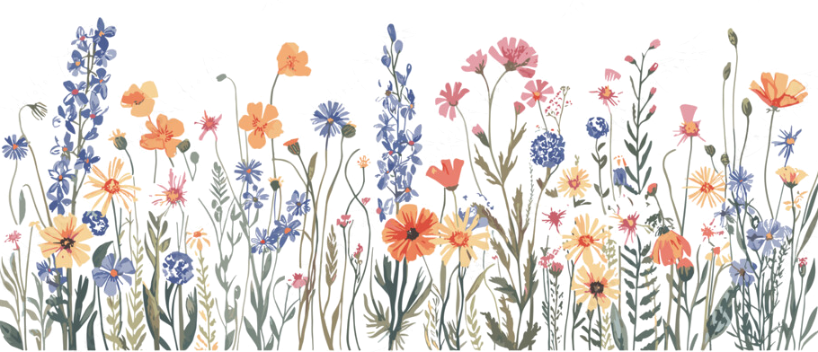 fond fleuri colore